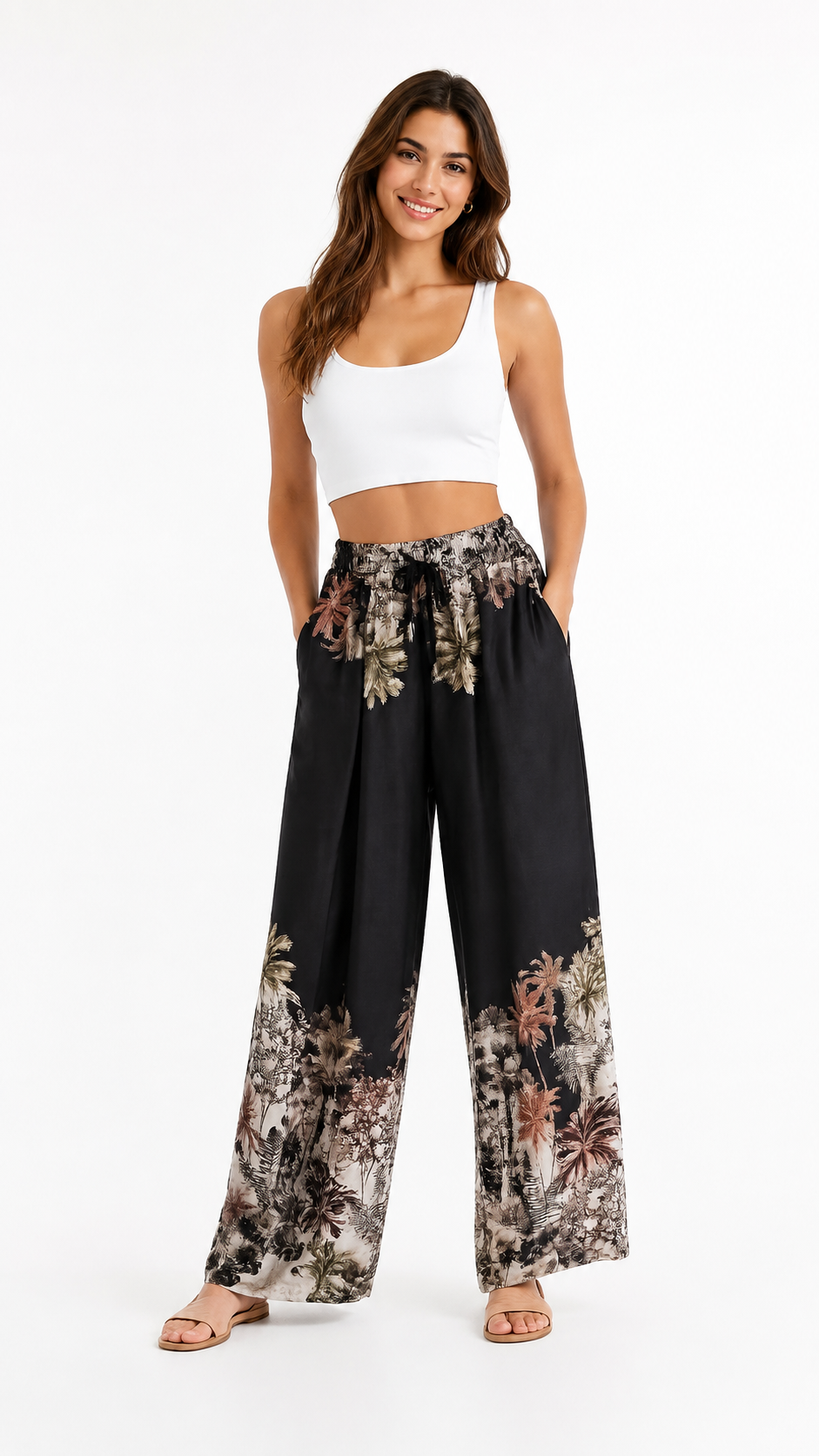 Pantalone Palazzo Tropical&nbsp;
