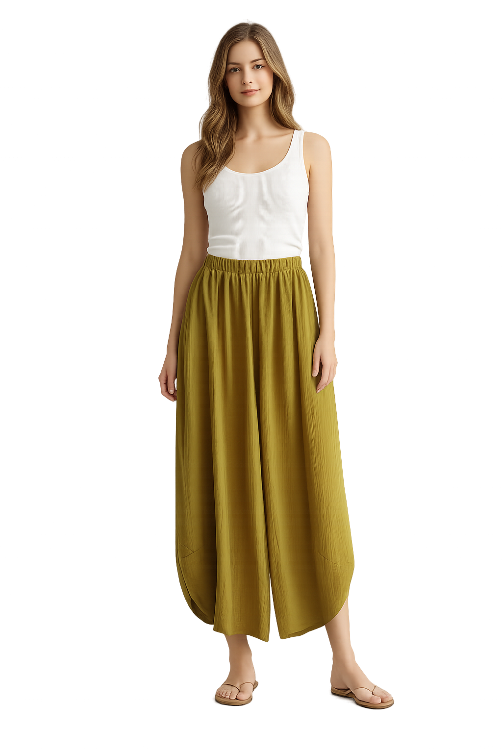 Pantaloni da donna con vita elasticizzata