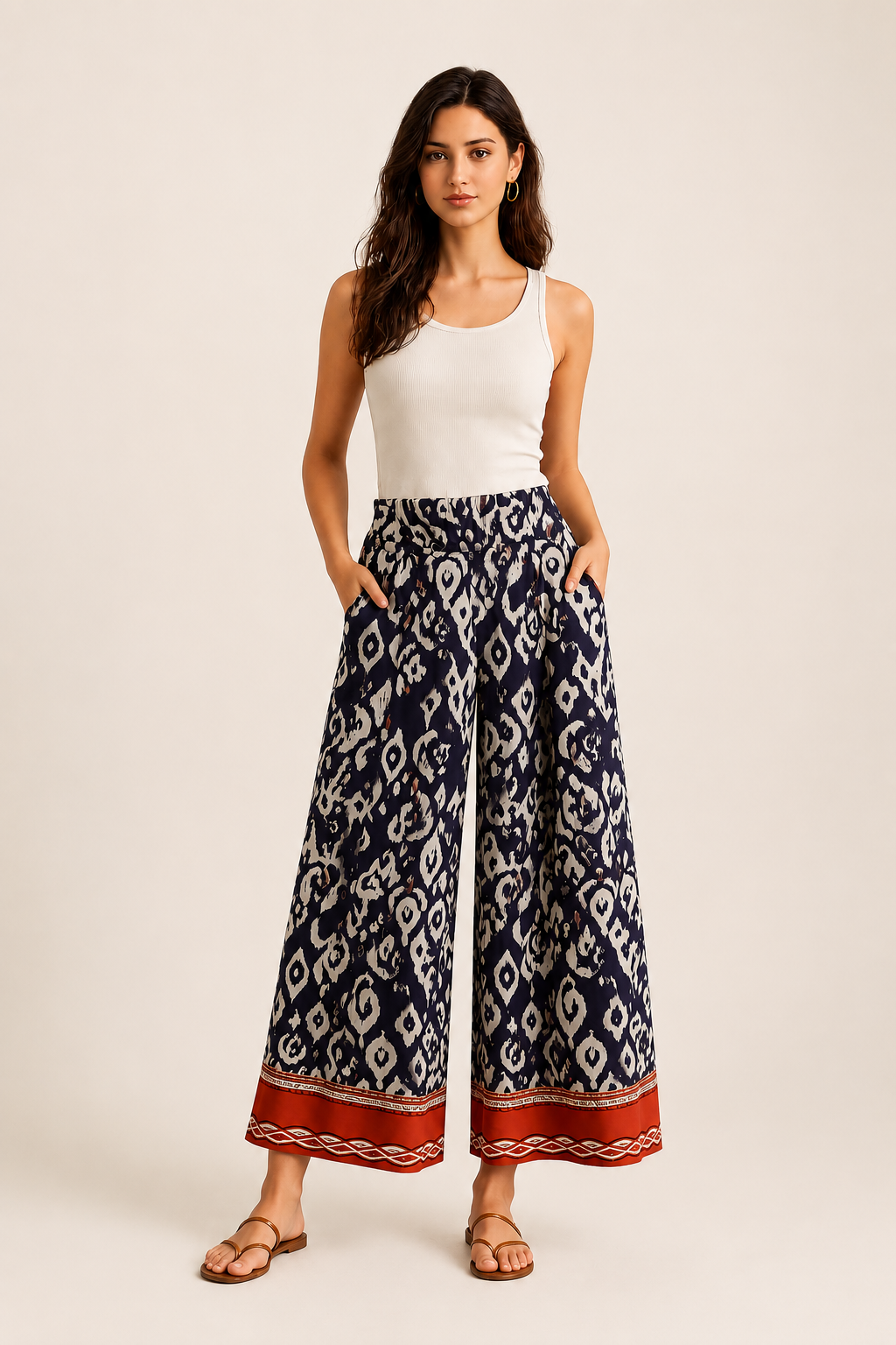 Pantalone culotte