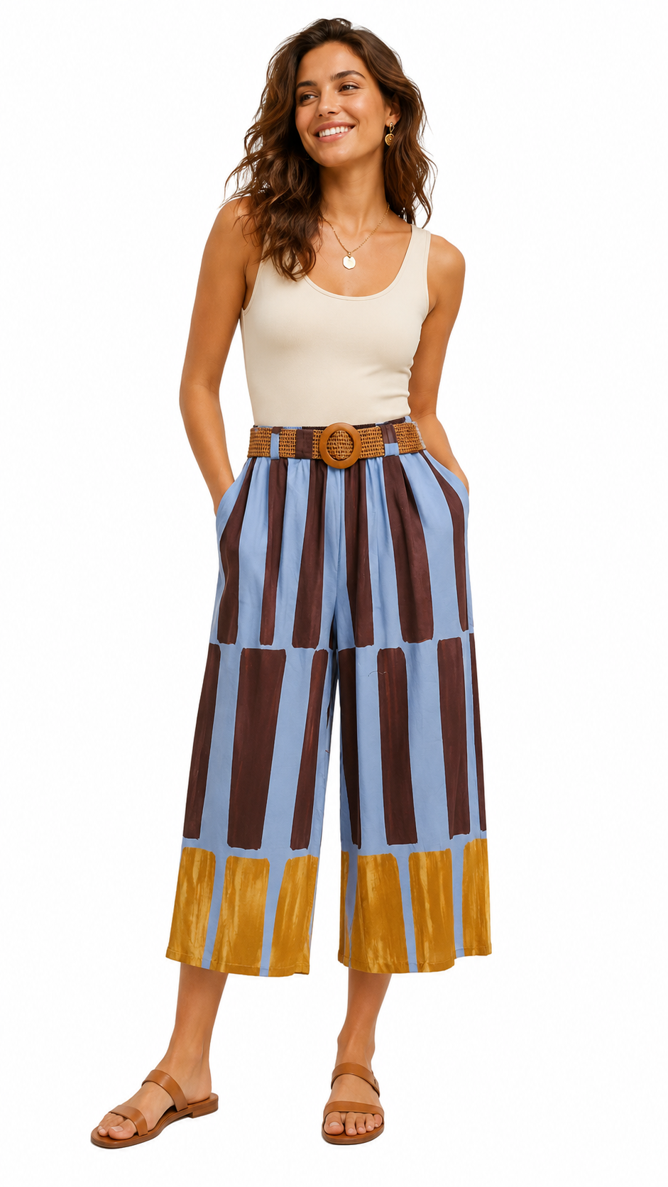 Pantalone donna alla caviglia