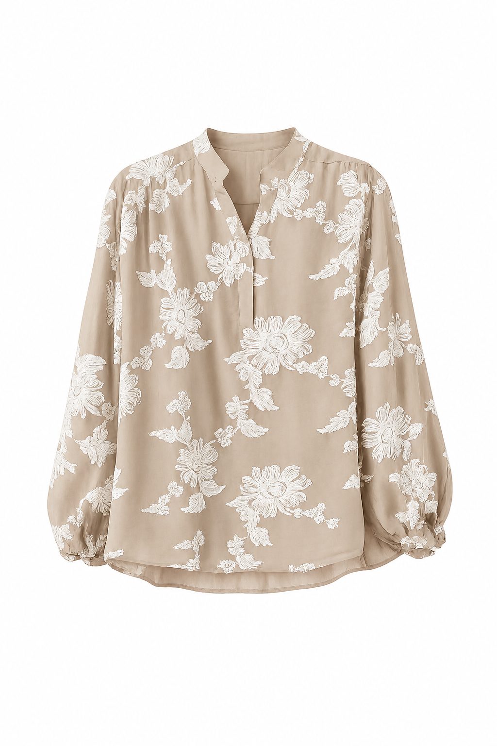 Blusa Ricamata Floreale Elegance