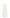 Abito Lungo Donna Bianco con Cut-Out e Anello Frontale