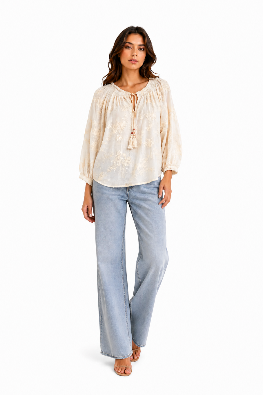 Blusa Ricamata